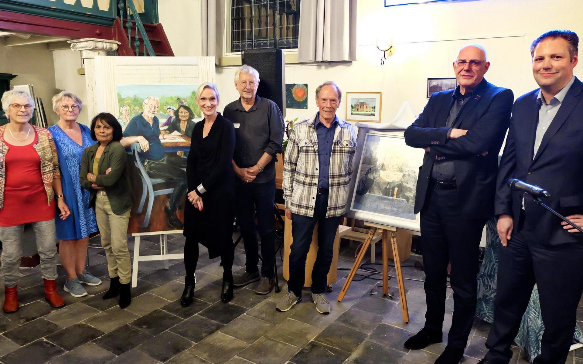 Wethouder Dennis Bouwman onthult eerste portretten van project